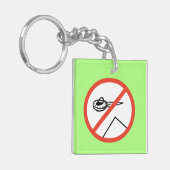 エイリアンはピラミッドを造りませんでした キーホルダー (正面左)