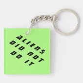 エイリアンはピラミッドを造りませんでした キーホルダー (裏面)