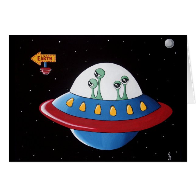 エイリアンは埋まっていますか、または破裂します! (正面横)