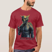 エイリアンは実在する! Tシャツ (正面)