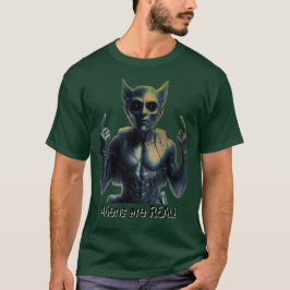 エイリアンは実在する! Tシャツ