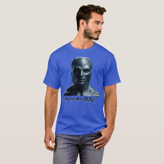 エイリアンは実在する! Tシャツ (正面フル)