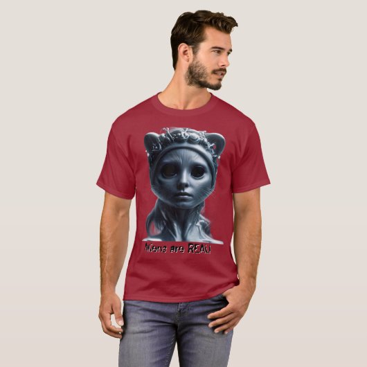 エイリアンは実在する! Tシャツ (正面フル)