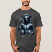エイリアンは実在する! Tシャツ (正面)