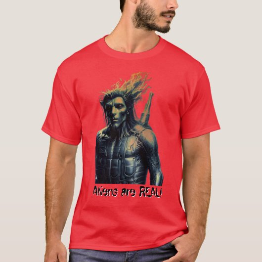 エイリアンは実在する! Tシャツ (正面)
