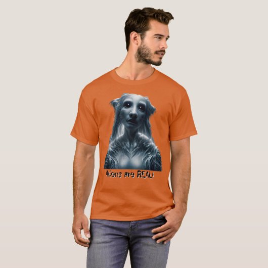 エイリアンは実在する! Tシャツ (正面フル)