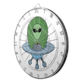 エイリアンは小さな宇宙船で ダーツボード (正面右)