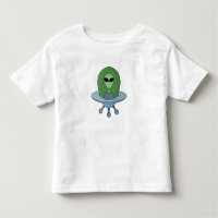エイリアンは小さな宇宙船で