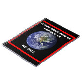 エイリアンは救我々を滅ぼさない。我々は ノートブック (左側)