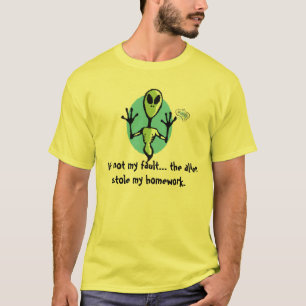 エイリアンは私の宿題を盗みました Tシャツ
