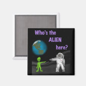 エイリアンは誰だ？磁石 マグネット (正面/裏面)