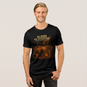 エイリアンまたは小惑星 – どちらか早い トライブレンドＴシャツ (正面全面)