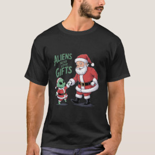 エイリアンも愛ギフトおもしろいエイリアン Tシャツ