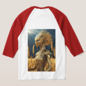 エイリアンをクールテーマにしたTシャツを探し男性へてる？ Tシャツ (レイダウン裏面)