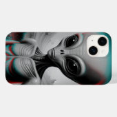 エイリアンをテーマにしたiPhone 14ケース Case-Mate iPhoneケース (裏面 (横))