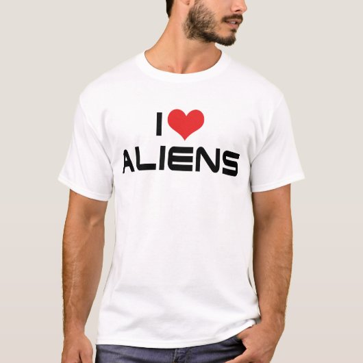 エイリアンを愛してる Tシャツ (正面)