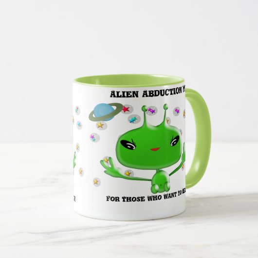 エイリアンを求める人のための誘拐マ信じグ マグカップ (正面右)