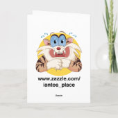 エイリアンアイロニー誕生日カード カード (裏面)