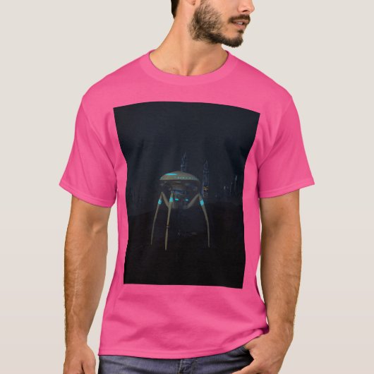 エイリアンアタックフォト操作 Tシャツ (正面)