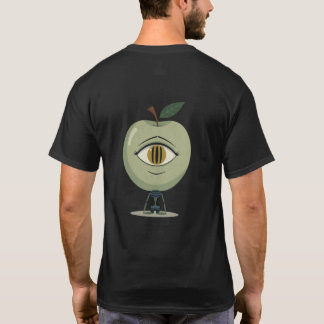 エイリアンアップル - かわいい変わった果物のキャラクターアート Tシャツ