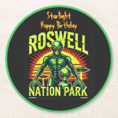 エイリアンアドベンチャーここからロズウェルへ! ラウンドペーパーコースター (正面)
