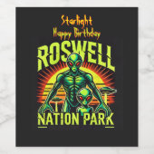 エイリアンアドベンチャーここからロズウェルへ！ ワインラベル (シングルラベル)