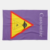 エイリアンアブダクションUFO Thunder_Cove キッチンタオル (横)