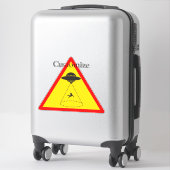 エイリアンアブダクションUFO Thunder_Cove シール (スーツケース)