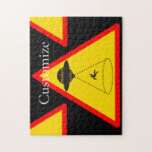 エイリアンアブダクションUFO Thunder_Cove ジグソーパズル (縦)