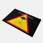 エイリアンアブダクションUFO Thunder_Cove ドアマット (アングル)