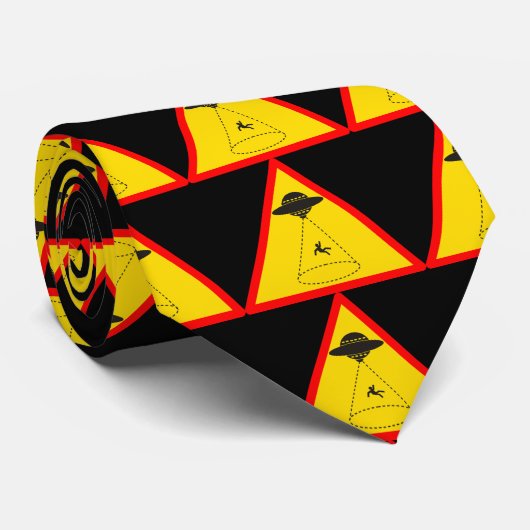 エイリアンアブダクションUFO Thunder_Cove ネクタイ (ロール)