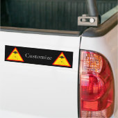 エイリアンアブダクションUFO Thunder_Cove バンパーステッカー (トラック上)