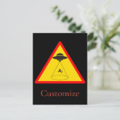 エイリアンアブダクションUFO Thunder_Cove ポストカード (スタンド正面)