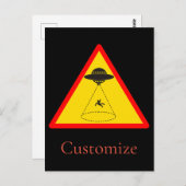 エイリアンアブダクションUFO Thunder_Cove ポストカード (正面/裏面)