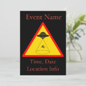 エイリアンアブダクションUFO Thunder_Cove 招待状 (スタンド正面)