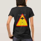 エイリアンアブダクションUFO Thunder_Cove Tシャツ (裏面)