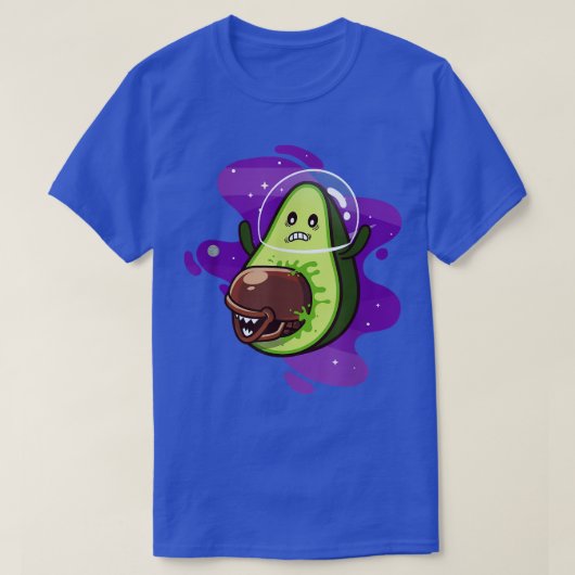 エイリアンアボカドグアカモールファン Tシャツ (デザイン正面)
