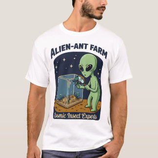 エイリアンアリ農場 – 宇宙昆虫専門家 Tシャツ