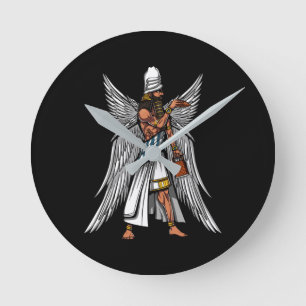 エイリアンアンナキ神古代シュメール王 ラウンド壁時計