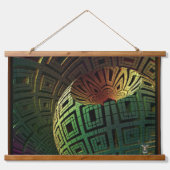 エイリアンアーティファクト(Xzendor7) 吊り下げ型タペストリー (正面)