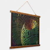 エイリアンアーティファクト(Xzendor7) 吊り下げ型タペストリー (傾斜あり)