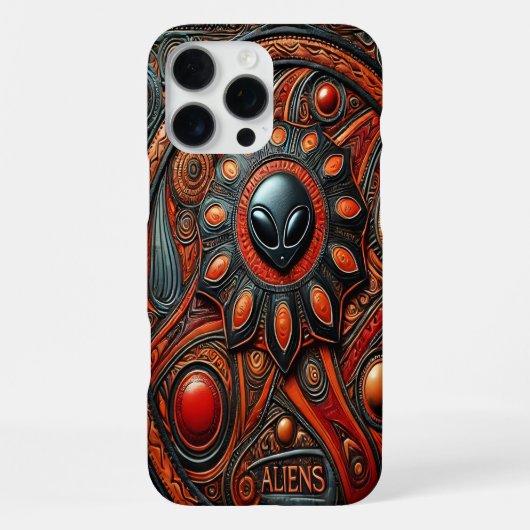 エイリアンアートが明かす宇宙の謎 iPhoneケース (裏面)