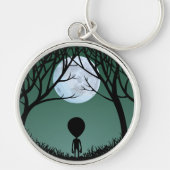 エイリアンアートキーチェーン地球外ギフト&デコール キーホルダー (正面)