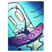 エイリアンアートワークのクリップボード クリップボード (裏面)