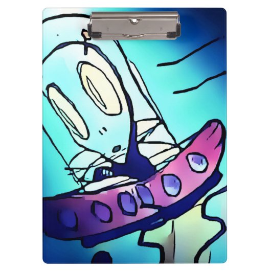 エイリアンアートワークのクリップボード クリップボード (正面)