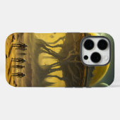 エイリアンイエロープラネットのスマホケース Case-Mate iPhoneケース (裏面 (横))