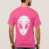 エイリアンイラストレーションにおける版木、銅版、版画ヘッドのスタイル Tシャツ (裏面)