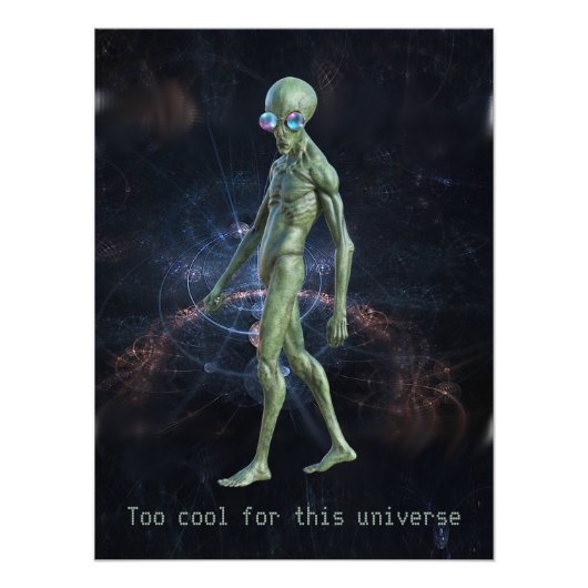 エイリアンインサングラス フォトプリント (正面)