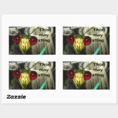 エイリアンインジェクションステッカー: "これは刺す" 長方形シール (シート)