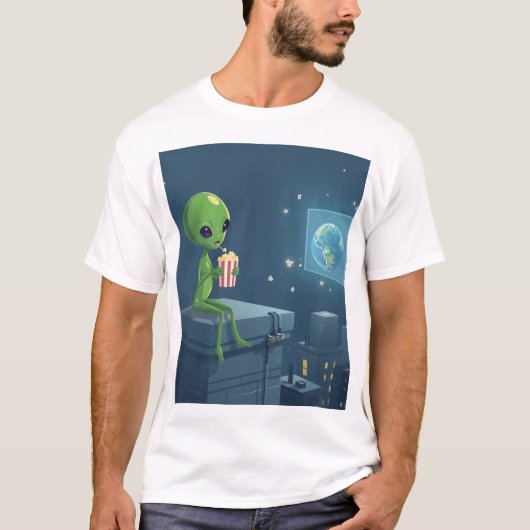 エイリアンインベージョンTシャツ Tシャツ (正面)
